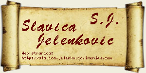 Slavica Jelenković vizit kartica